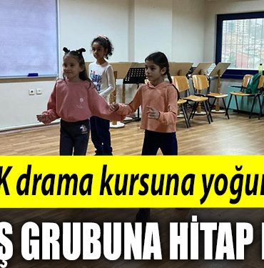 IZMEK drama kursuna hem cocuklar hem yetiskinler yogun ilgi gosteriyor