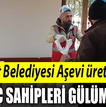 Izmit Belediyesi Asevi uretiyor ihtiyac sahipleri gulumsuyor
