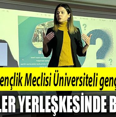 Izmit Genclik Meclisi Universiteli genclerle Dernekler Yerleskesinde bulustu