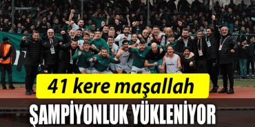 KOCAELISPOR 41 KERE MASALLAH SAMPIYONLUK YUKLENIYOR