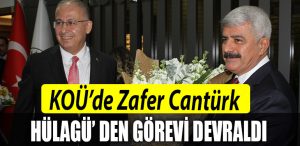 KOUde Zafer Canturk Hulaguden gorevi devraldi 1