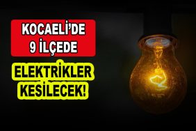 Kocaeli 25 Aralik Elektrik Kesintisi