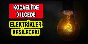 Kocaeli 25 Aralik Elektrik Kesintisi