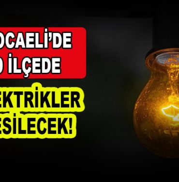 Kocaeli 25 Aralik Elektrik Kesintisi