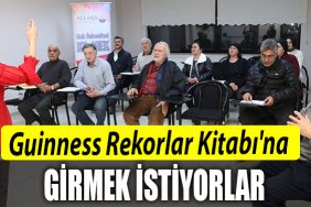 Kocaeli de Guinness Rekorlar Kitabina girebilmek icin calisiyorlar