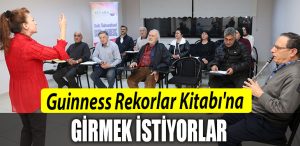 Kocaeli de Guinness Rekorlar Kitabina girebilmek icin calisiyorlar