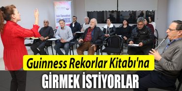 Kocaeli de Guinness Rekorlar Kitabina girebilmek icin calisiyorlar