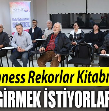 Kocaeli de Guinness Rekorlar Kitabina girebilmek icin calisiyorlar