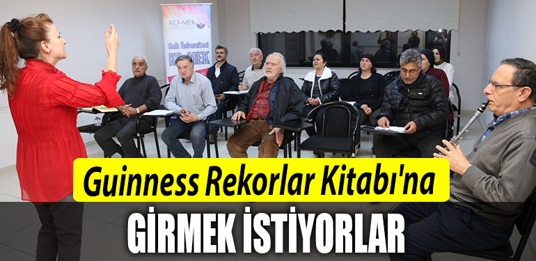 Kocaeli de Guinness Rekorlar Kitabina girebilmek icin calisiyorlar
