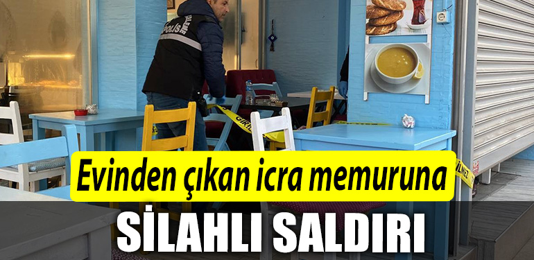 Kocaeli de ise gitmek icin evinden cikan icra memuruna silahli saldiri