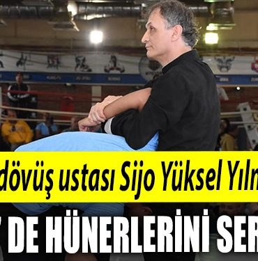 Kocaeli de yasayan Turk dovus ustasi Sijo Yuksel Yilmaz Kahirede hunerlerini sergiledi