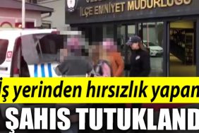 Kocaelide is yerinden hirsizlik yapan 2 sahis tutuklandi