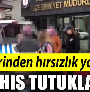 Kocaelide is yerinden hirsizlik yapan 2 sahis tutuklandi