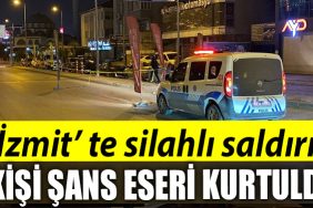 Kocaelide is yerine silahli saldiri. 1 kisi sans eseri kurtuldu