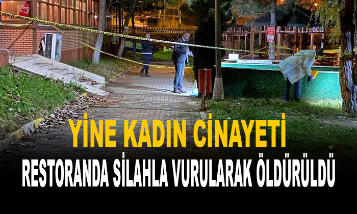 Kocaelide kadin cinayeti Restoranda silahla vurularak olduruldu 1