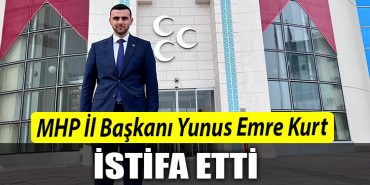 MHP Kocaeli Il Baskani Yunus Emre Kurt istifa etti