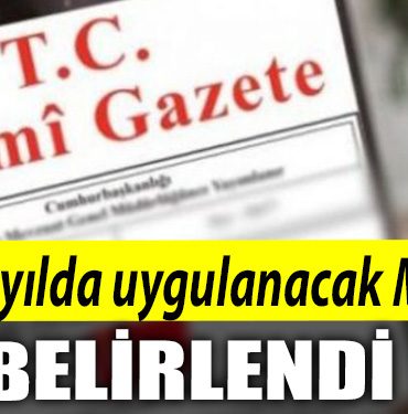 Yeni yilda uygulanacak MTV yuzde 615 olarak belirlendi