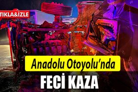 anadolu otoyolu kaza
