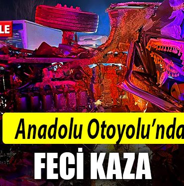 anadolu otoyolu kaza
