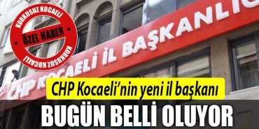 chp kocaeli yeni il baskani