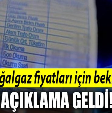 dogalgaz tarife aralik
