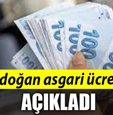 erdogan asgari ucreti acikladi