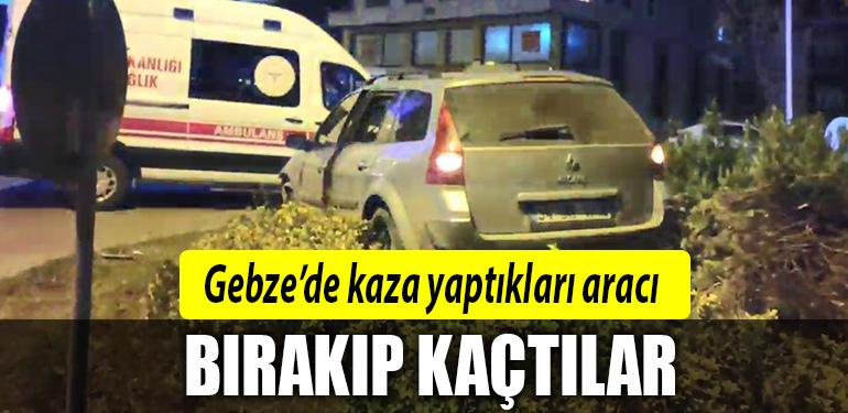 gebze araci birakip kactilar