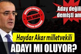 haydar akar milletvekili