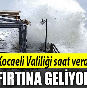 kocaeli firtina