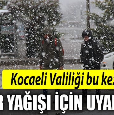 kocaeli kar