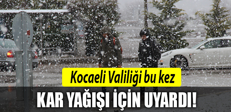 kocaeli kar