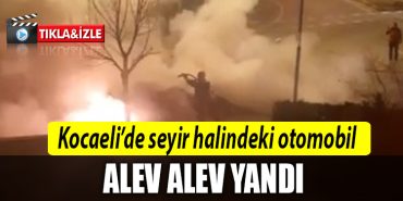 kocaeli otomobil yangini