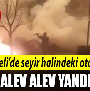 kocaeli otomobil yangini