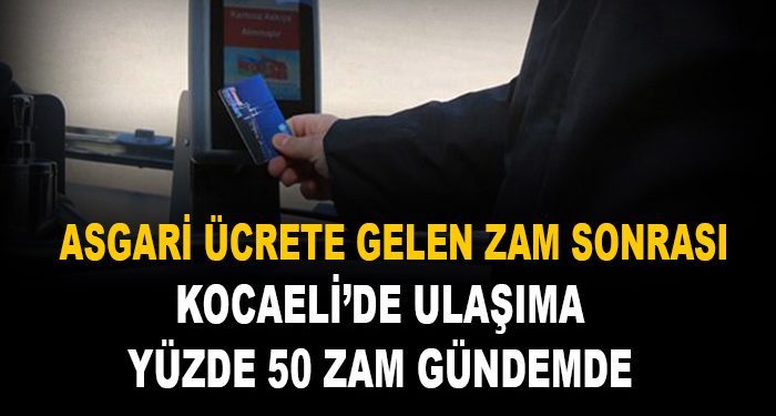 kocaeli ulasim zam