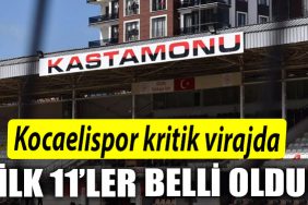 kocaelispor kritik virajda. kadrolar belli oldu