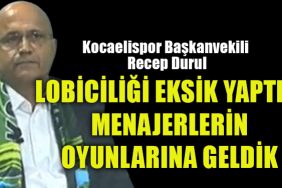 kocaelispor recep durul