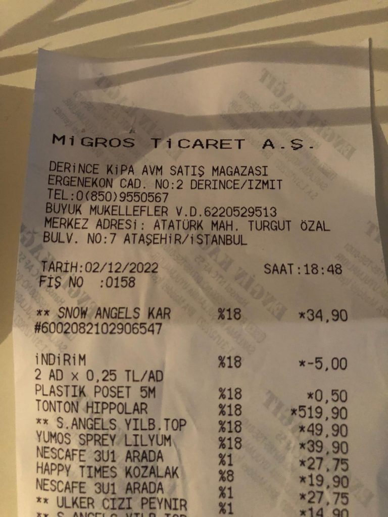 migros urunun etiket ve kasadaki fiyat farki 2