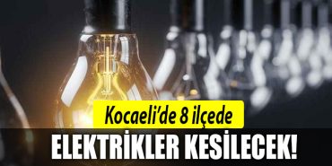 30 ocak kocaeli elektrik kesintisi