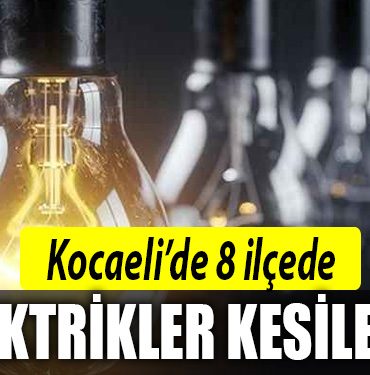 30 ocak kocaeli elektrik kesintisi