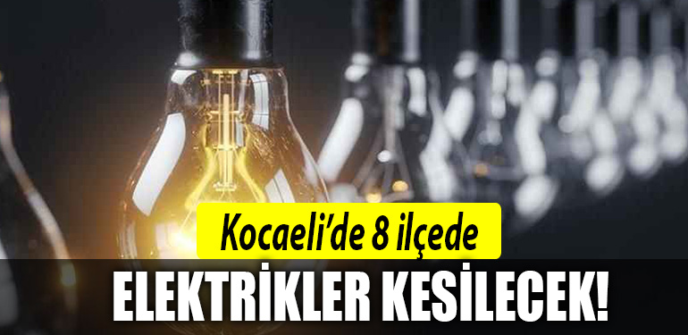 30 ocak kocaeli elektrik kesintisi