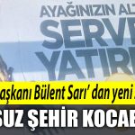 CHP Kocaeli Il Baskani Bulent Sari dan yeni slogan Susuz sehir Kocaeli