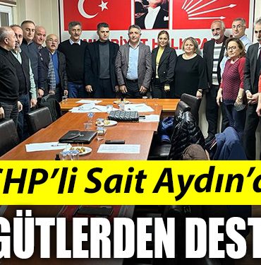 CHPli Sait Aydina Orgutlerden destek