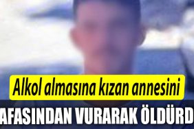 Inanilmaz olay. Alkol almasina kizan annesini kafasindan vurarak oldurdu