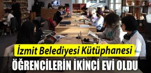 Izmit Belediyesi Kutuphanesi ogrencilerin ikinci evi oldu