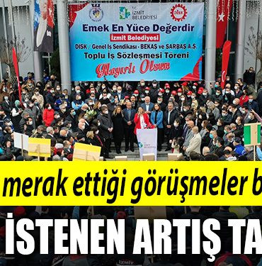 Izmit Belediyesinde toplu is sozlesmesi gorusmeleri bugun basliyor 1