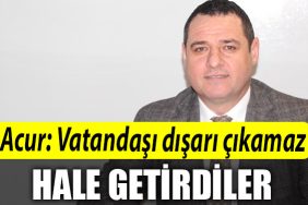 Kocaeli IYI Parti Il Baskani Nusret Acur ulasim zammina tepki gosterdi. Vatandasi disari cikamaz hale getirdiler