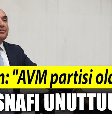 Kocaeli Milletvekili Tahsin Tarhan AVM partisi oldunuz esnafi unuttunuz