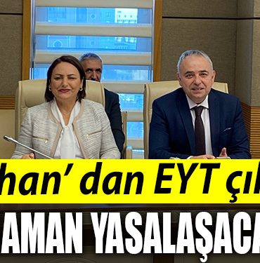 Kocaeli Milletvekili Tahsin Tarhan EYT ne zaman yasalasacak