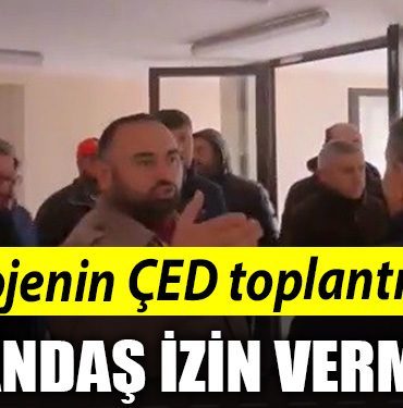 Kocaeli O projenin CED toplantisina vatandas izin vermedi