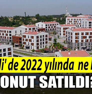 Kocaeli de 2022 yilinda ne kadar konut satildi